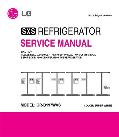Lg gr b197wvs refrigerator service manual. - Ergonomie für anfänger eine kurzanleitung zweite auflage.